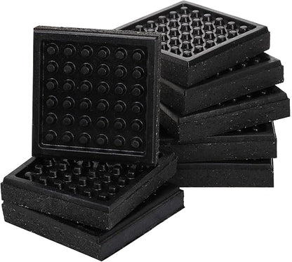 8 Pack Non Slip Exercise Equipment Mat 4 x 4 x 0.8 Inch