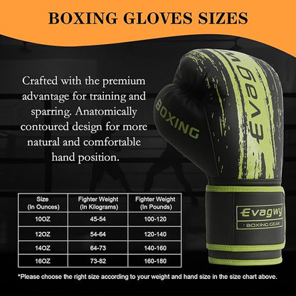 Boxing Gloves for Men and Women，Pro Training Sparring，Suitable for Boxing Kickboxing MMA Fighting，Adult Heavy Punching Bag Gloves，Workout Gloves for Boxing，Muay Thai