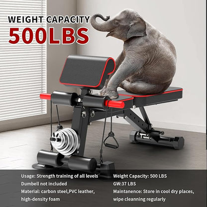 Adjustable Weight Bench 600LBS