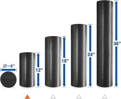 Yes4All Soft-Density Round PE 12/18/ 24/36 inch Foam