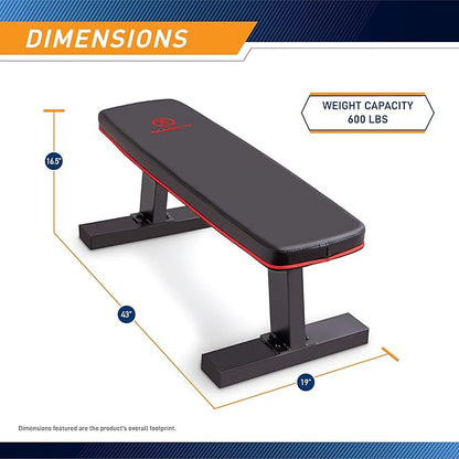 Marcy Flat Utility Weight Bench for Home Gym