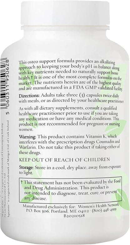 Women's Health Network Better Bones Builder Specially Formulated Multivitamin for Women with Greater Risk for Bone Health Issues - 180 Capsules (1 Bottle)