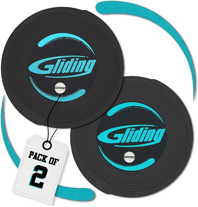 Gliding Discs for Working Out - Exercise Sliders 1 Pair, 4 Streaming
