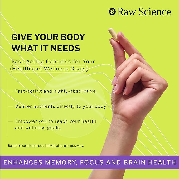 Nootropics Brain Supplements for Memory & Focus with Huperzine A, Phosphatidylserine, DMAE - Brain Health Support: GABA, Choline, DHA, Bacopa Monnieri, Memory Supplement for Brain Support, 60 Capsules