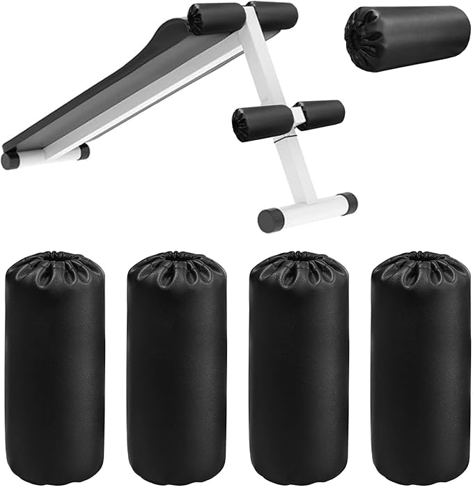 Foam Foot Pads Rollers Replacement: 4PCS Foam Rollers 7"x3.5" for