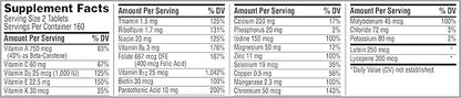 Centrum Minis Silver Multivitamin Tablet for Adults 50 Plus, Multimineral Supplement, Vitamin D3, B-Vitamins, Gluten Free, Non-GMO Ingredients, Supports Memory and Cognition in Older Adults - 320 Ct