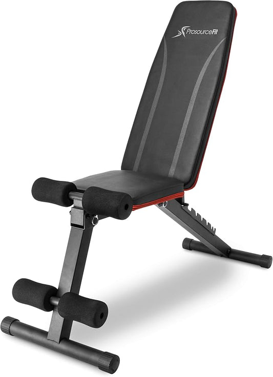 ProsourceFit Foldable & Adjustable Multi-Purpose Weight Bench Home