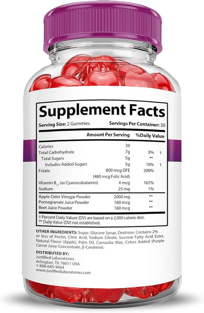 Fast Ripped Keto ACV Gummies Extreme 2000MG Fast Ripped Keto Gummies Apple Cider Vinegar Formulated with Pomegranate Beet Juice Powder B12 Vegan Non GMO 60 Gummys