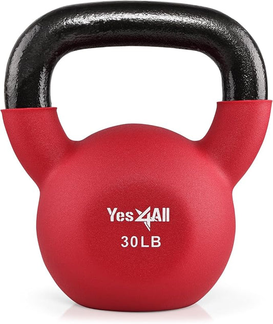 Yes4All Neoprene Coated/Adjustable Kettlebell & Kettlebell Sets -