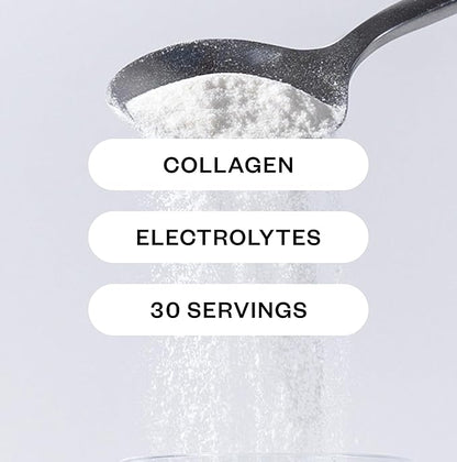 RNWY Lemon Lime Foundation Collagen Powder, Daily Joint Support with Electrolytes and Multivitamin, 10g Collagen Peptides, Sugar Free, 30 Servings