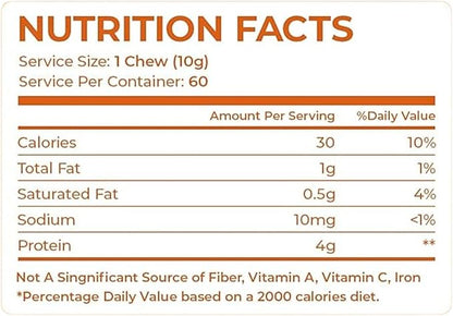 VISI Probita Hydrolyzed Collagen Protein Chews - 60 Chews - Non GMO (Orange)