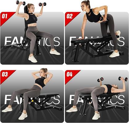 FANATICS Weight Bench 1000 LBS