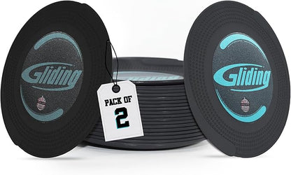 Gliding Discs for Working Out - Exercise Sliders 1 Pair, 4 Streaming