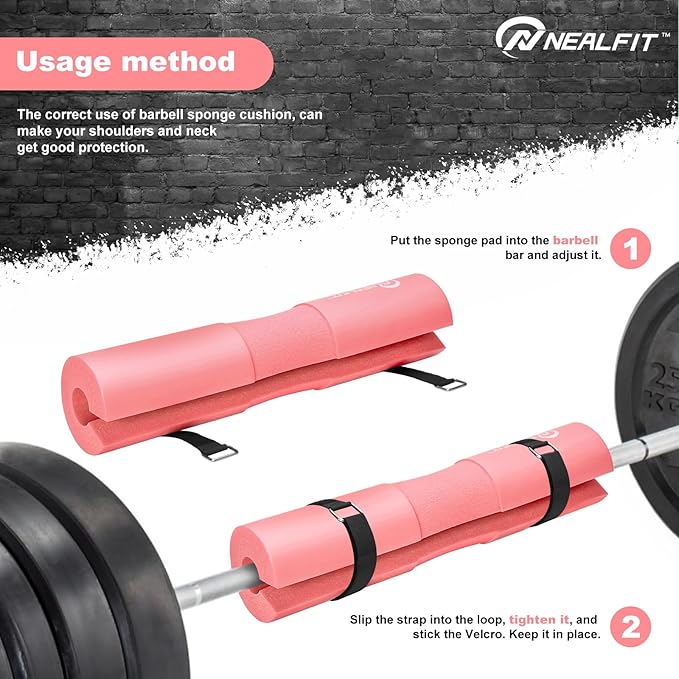 Barbell Pad Squat Pad for Squats—Squat Bar Pad—Great