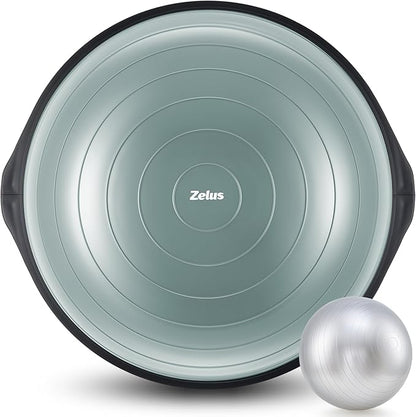 ZELUS 25in. Balance Ball 1500lb Inflatable 2 Bands,