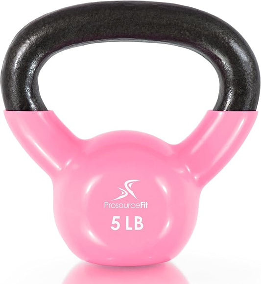 ProsourceFit Vinyl Coated Cast Iron Kettlebells for Full