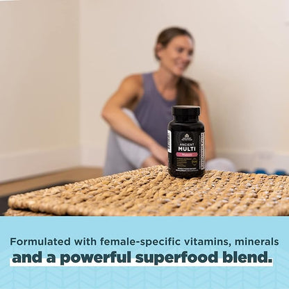 Ancient Nutrition Multivitamin for Women, Multi Women's, Vitamin D, C, B12, Zinc, Magnesium, Supports Healthy Immune System and Bone Health, 90 Ct