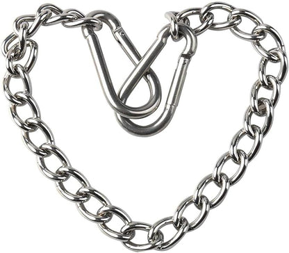 LICY Swing Heavy Punching Bag Chain for Hammock Chair Aerial Yoga Indoor Outdoor Stainless Steel Kit with 2 Carabiner Hooks 600 LB