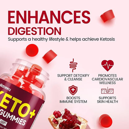 Keto ACV Gummies - ACV Keto Gummies Diet Supplement for Women Men - 1500mg Natural Apple Cider Vinegar with Mother - Low-Sugar, Gluten Free, Vegan, Non-GMO, Made in USA, 120 Count