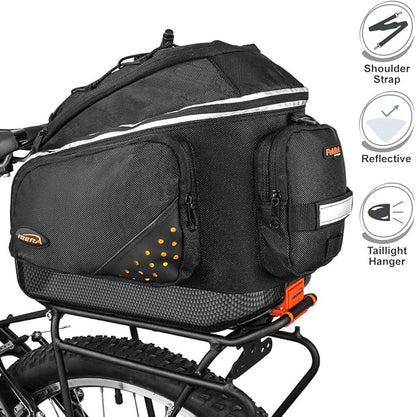 Ibera PakRak Bicycle Seat Post Commuter Rack and Quick-Release Bag