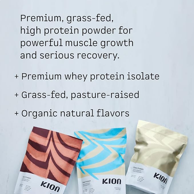 Kion Clean Protein Powder | 30 Servings (Unflavored)