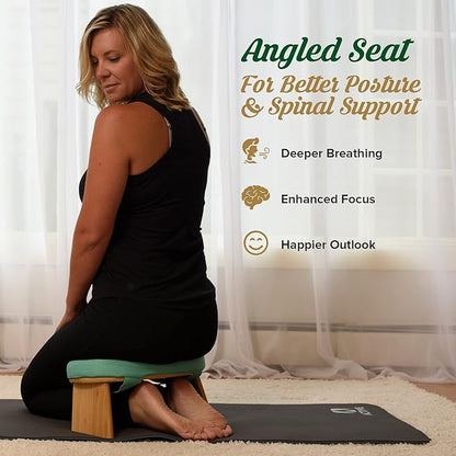 Monk & Llama Meditation Bench - Foldable