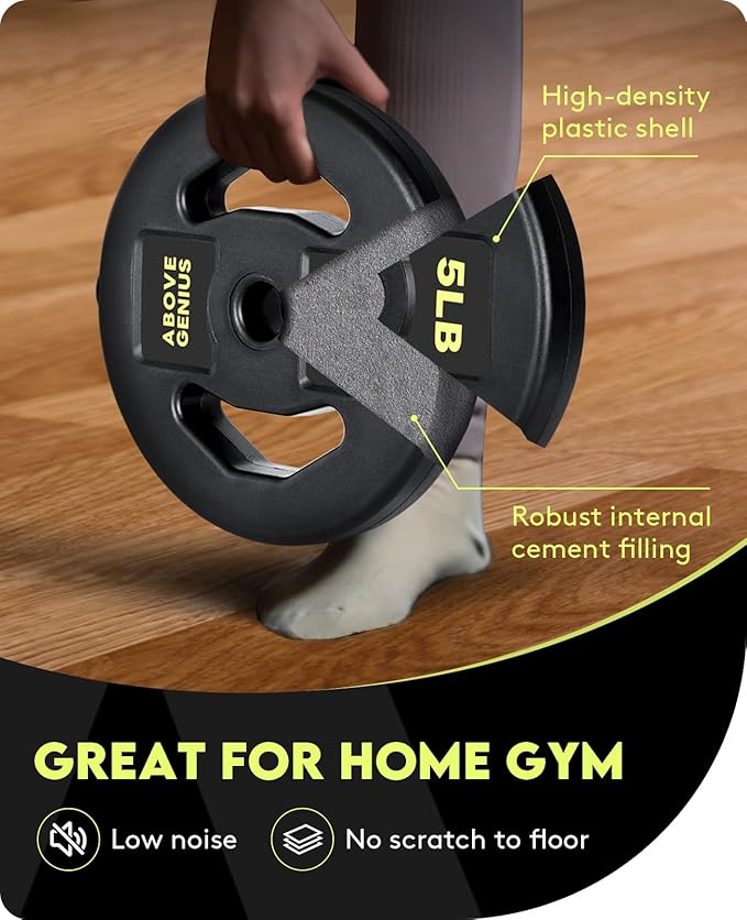 Barbell Weight Set for Lifting 45 Lb