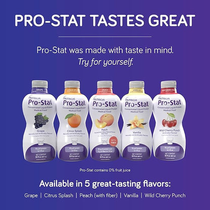 Pro-Stat Concentrated Liquid Protein Medical Food - Vanilla Flavor, 30 Fl Oz Bottle