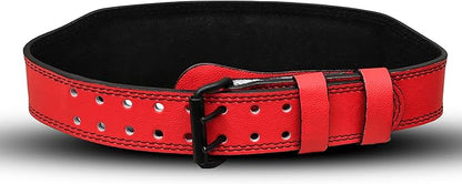 ESTREMO Weight Lifting Belt Leather courted Power Lifting 4 Inches