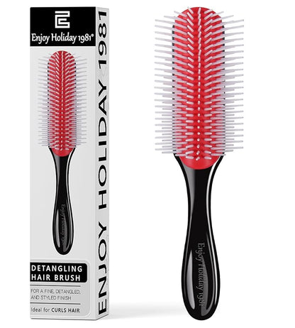 Curly Hair Brush for Women Men Curl Defining Hairbrush Unbrush Small Mini Detangler Wavy Edge Combs Barber Styling Tools Travel Accessories Cruise Ship Essential 2030 Beach Vacation Must Have Gift