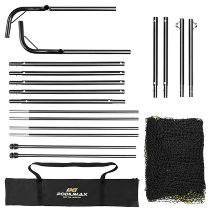 PodiuMax 10x7ft Golf Hitting Net | Driving Range for Backyard & Indoor | Also Suitable for Soccer, Baseball, Softball Practice with Carrying Bag