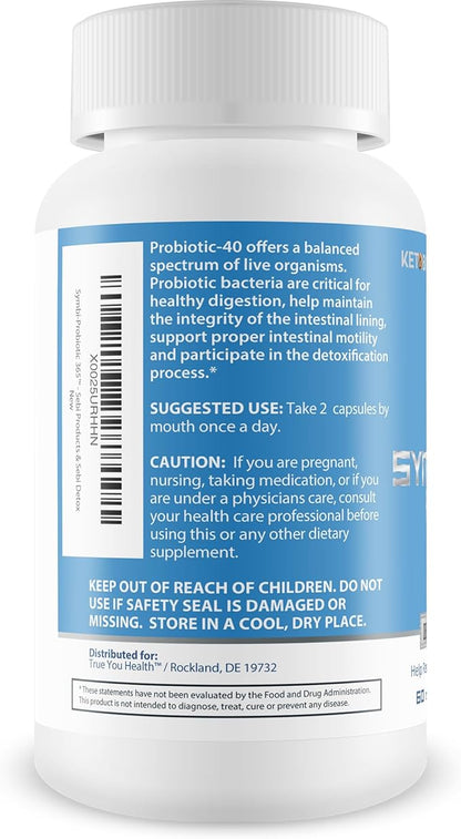 Symbi-Probiotic 365 Keto Probiotic Health Support - Probiotic Life Energy & Gut Support - Health Starts in The Gut - Healthy Symbiotic 365 Daily Probiotic - Inspired by Dr Sebi Products & Sebi Detox