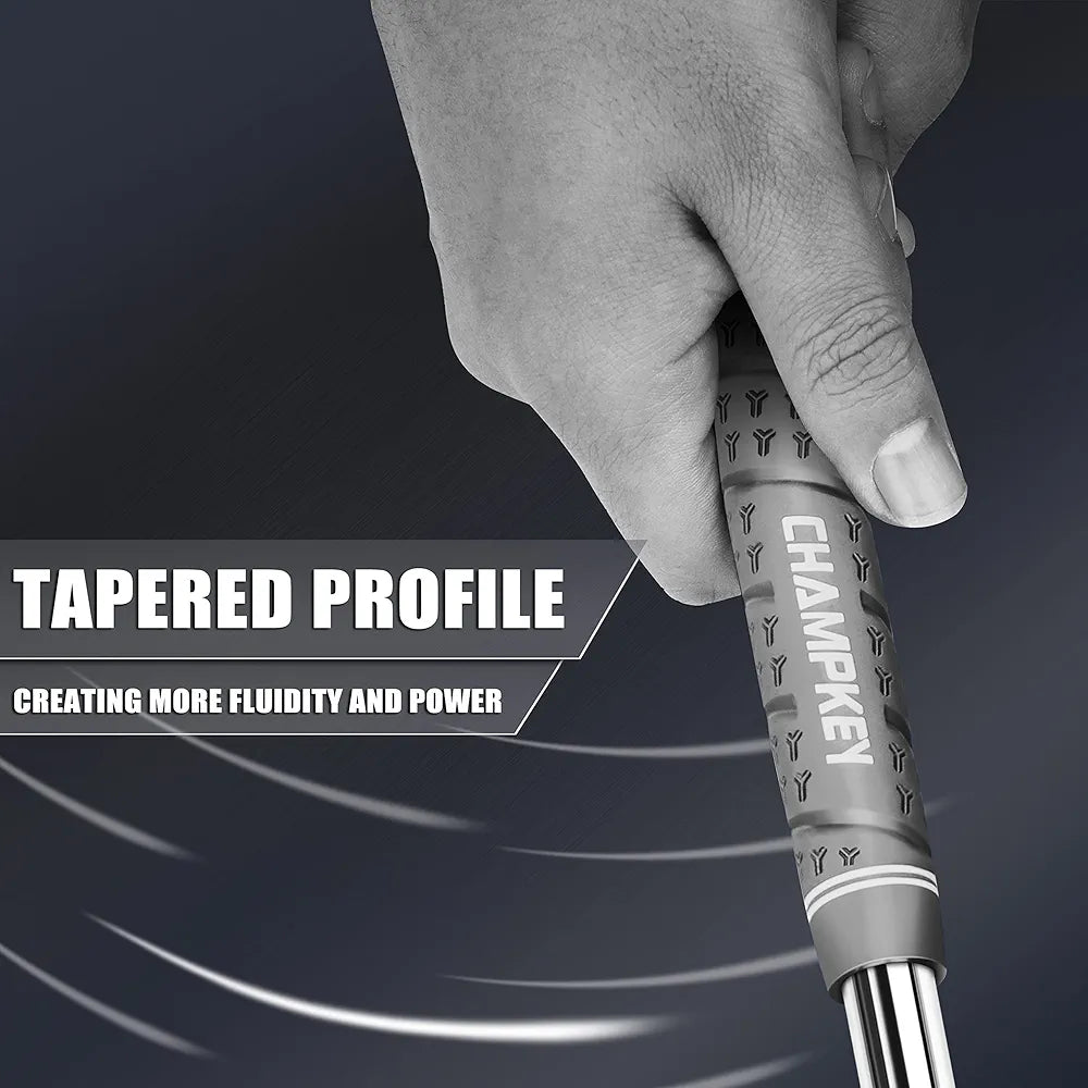 CHAMPKEY WRAP-Y Rubber Golf Grips 13 Pack Come with All Repair Kits - High Feedback and Traction Golf Club Grips