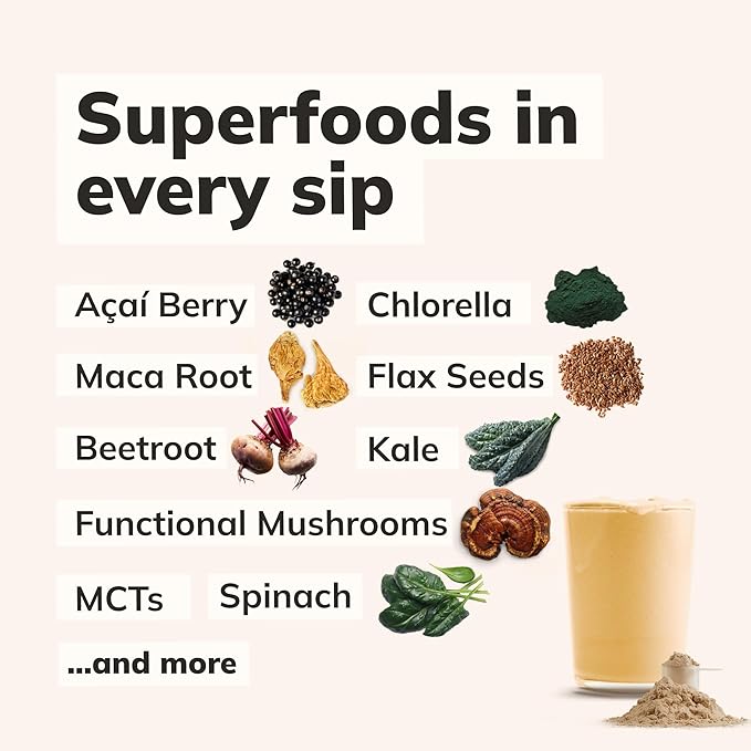 Ka'Chava Meal Replacement Shake - A Blend of Organic Superfoods and Plant-Based Protein - The Ultimate All-In-One Whole Body Meal. 15 meals per bag. (Chai), 32.2757 Ounce
