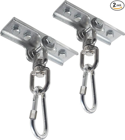 Upgraded 360 Swivel Mount for Punching Bag Hanger. Heavy Bag Hanger for Yoga, Gym, Swing Chairs, and Hammocks