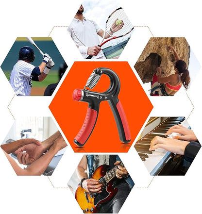 Grip Strength Trainer 22-132Lbs (10-60kg), (10-60kg), Forearm