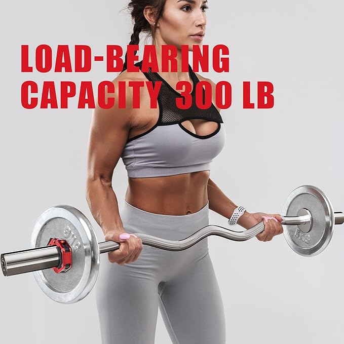 Olympic Barbell Curl Bar EZ Bar Strength Training