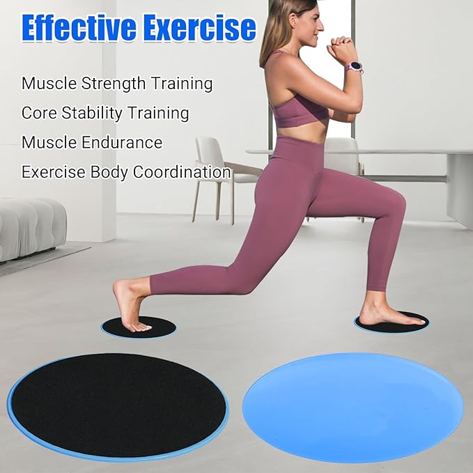 Exercise Sliders, Core Sliders for Working Out, Dual