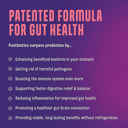 NAVEH PHARMA Postbiotics Kids Strawberry Gummies. Children’s Postbiotics, Ages 4+, 1 Trillion Good Bacteria 200X Ingredients Than Probiotic Or Prebiotic. Gut Health, Immunity, Digestion & Microbiome