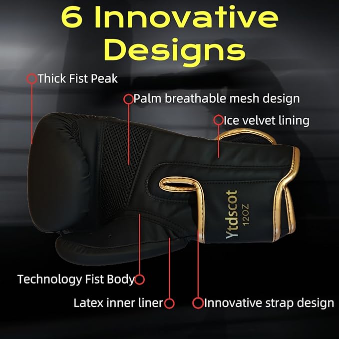 Pro Style Boxing Gloves, Heavy Bag Workout Boxing Gloves, Sparring Training Fighting Gloves for Boxing Kickboxing Punching Bag Muay Thai MMA