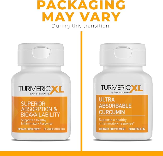OmegaXL Powerful Joint and Muscle Support Supplement (60 Count) & TurmericXL Healthy Inflammatory Response Supplement (30 Count)