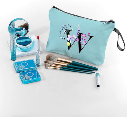 SEAMOON Birthday Inspirational Bridesmaid Proposal Team Small Gifts for Women Mom Aunt Teacher Sister Coworkers Makeup Cosmetic Bag Travel with Mirror Mothers Day Christmas Graduation W
