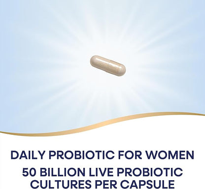 Nature's Way Fortify Optima Probiotic for Women, 50 Billion Live Cultures, 7 Strains, Supports Digestive and Immune Health*, 30 Capsules (Packaging May Vary)