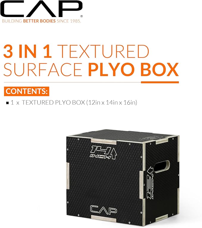 CAP Barbell 3-in-1 Plyometric Box