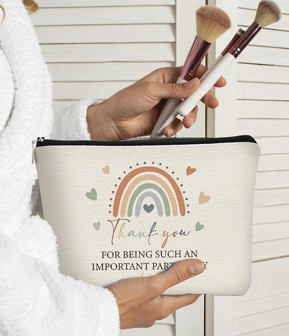 Teacher Gifts: Cosmetic Organizer Bag - Small Travel Makeup Bag With Multiple Compartments