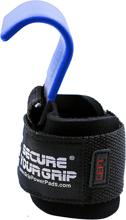 Weight Lifting Hooks Heavy Duty Lifting Wrist Straps
