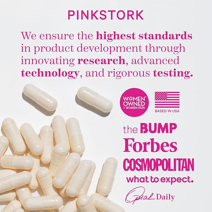 Pink Stork DIM Supplement for Women - Estrogen and Hormone Balance for Menopause, Perimenopause & PMS - DIM 200 mg Plus BioPerine for Mood Support - 60 Day Supply