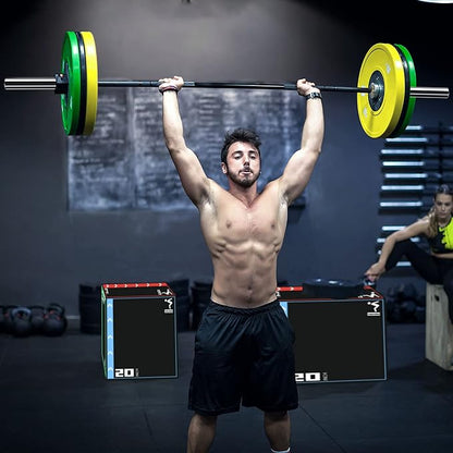 Elevens Olympic Barbell Training Curl Weight Bar 300LBS/330LBS/700LBS /1000LBS/1500LBS Capacity,Chrome