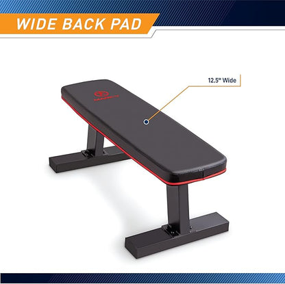 Marcy Flat Utility Weight Bench for Home Gym