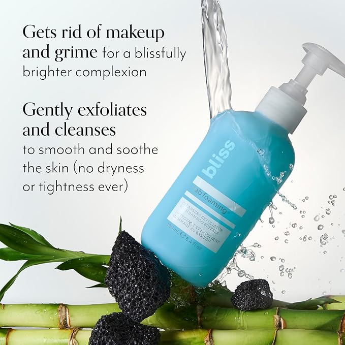 Bliss Skincare Essentials Skincare Kit - Eye Do All Things Hydrating Eye Gel, Drench & Quench Hyaluronic Acid Face Moisturizer & 2-in-1 Foaming Facial Cleanser and Exfoliator